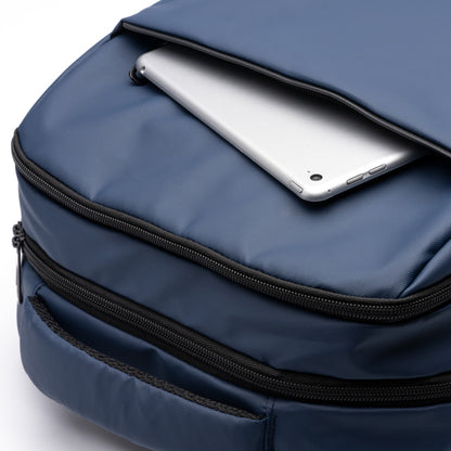 Brunen - Rucksack aus PU-Leder Hauptfach mit gepolsterter 15-Zoll-Laptop-Innentasche.