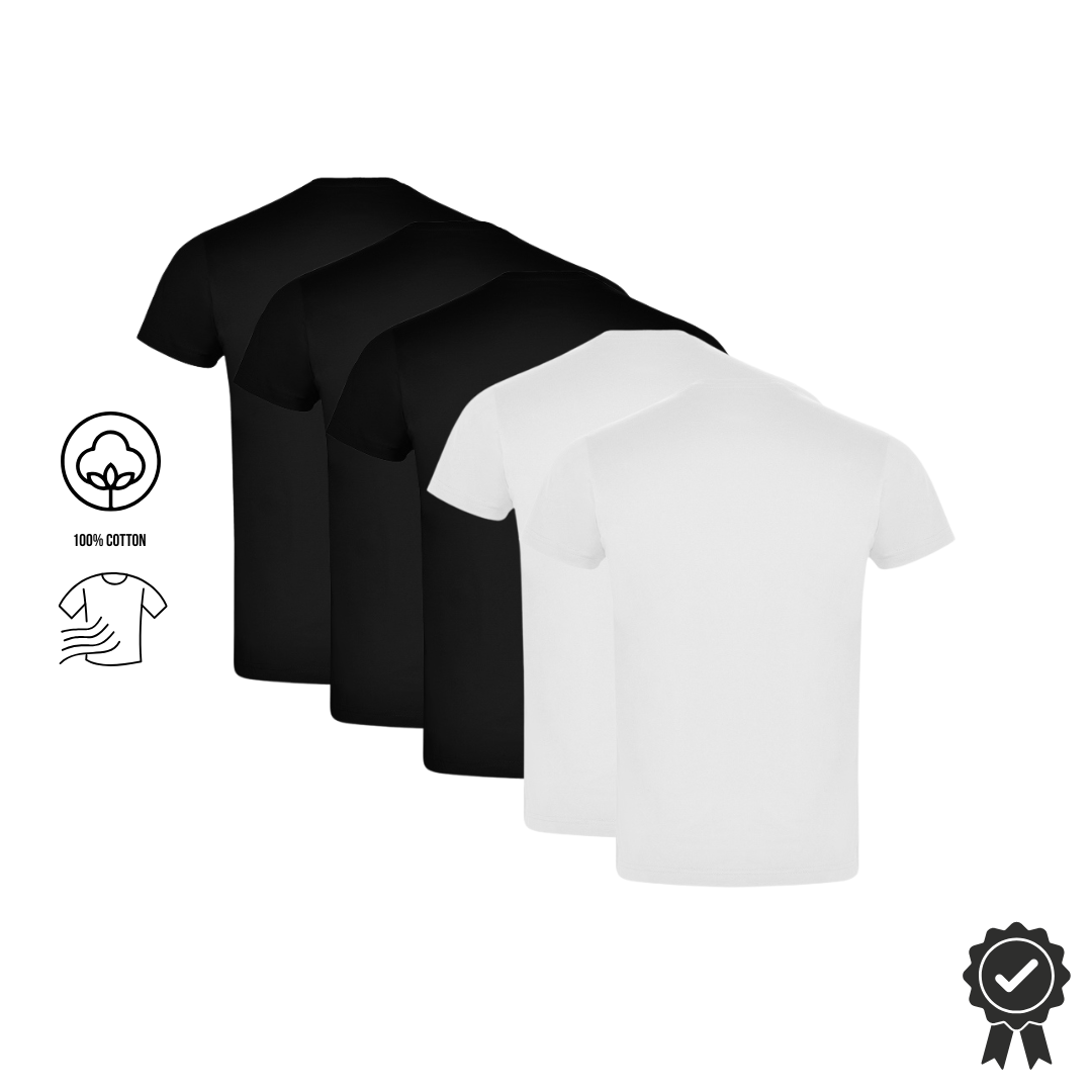 5er SET Atomi T-Shirts
